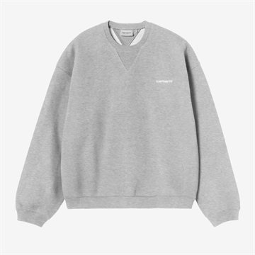 Carhartt WIP Ebbert Sweat Grey Heather / White